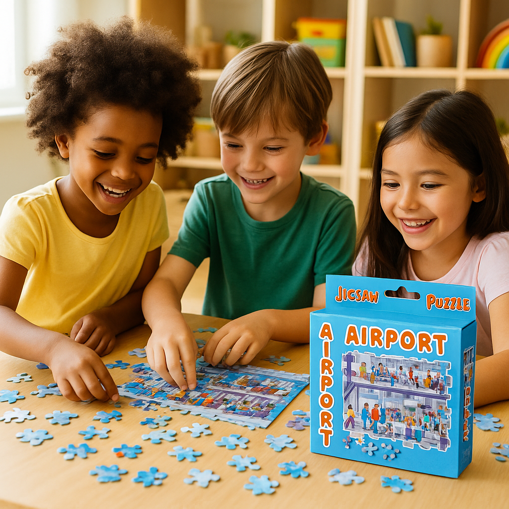 Educational Puzzles for Kids | 60 Pieces | Set of 8