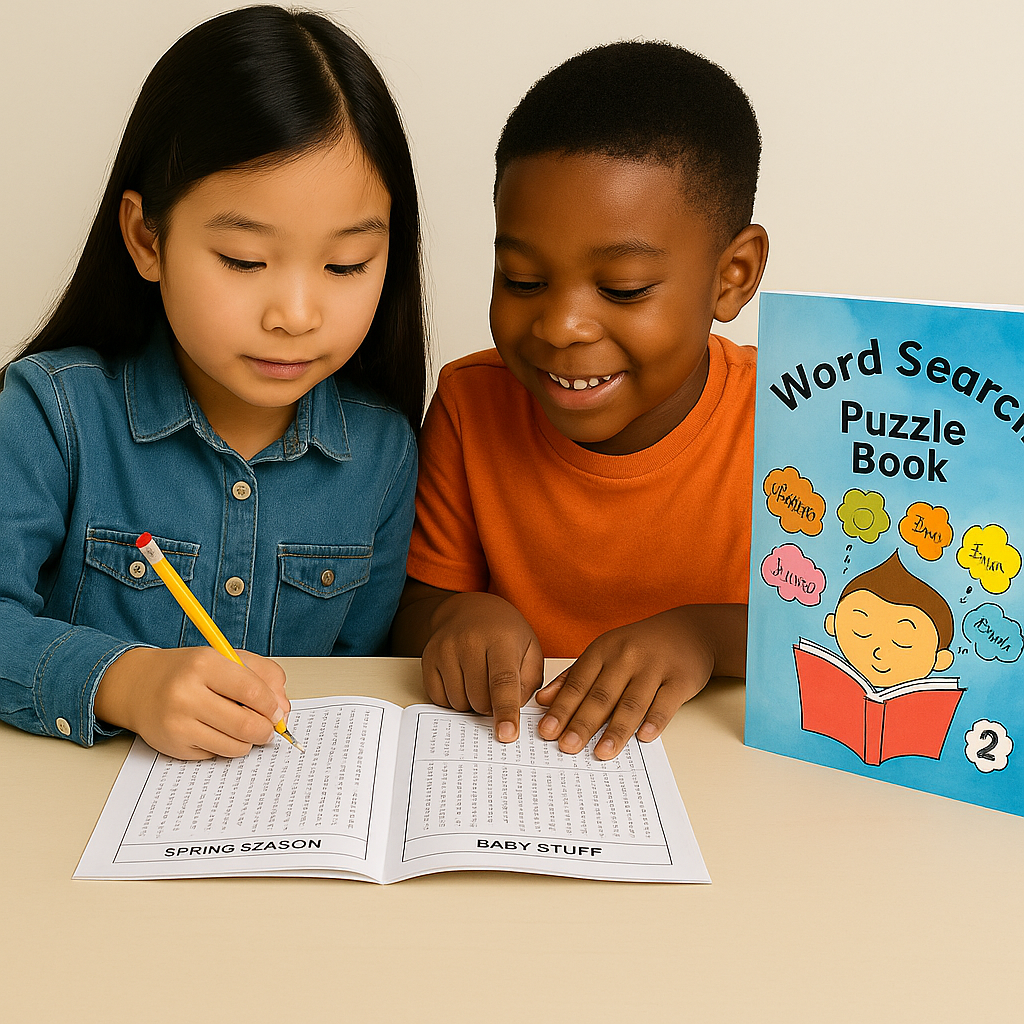 Word Search Puzzle Books for Kids & Adults