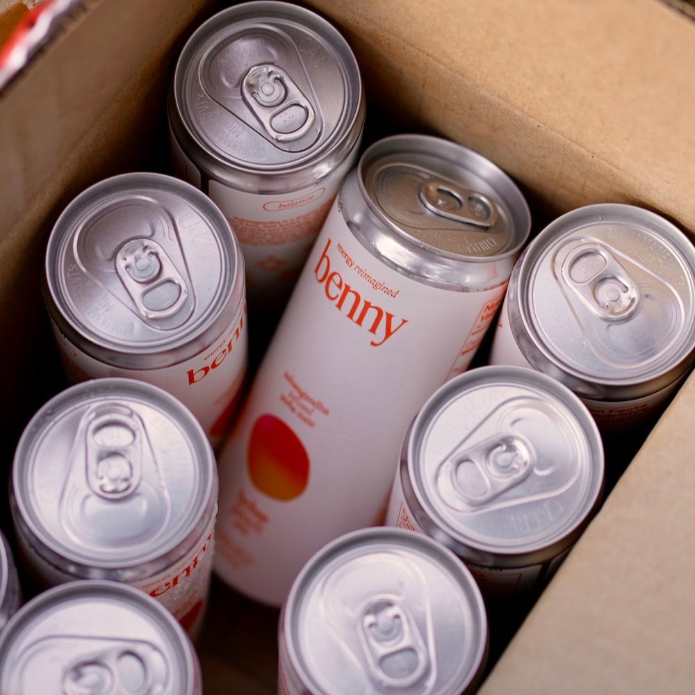 Benny Peach Lychee Yerba Mate Energy Drink