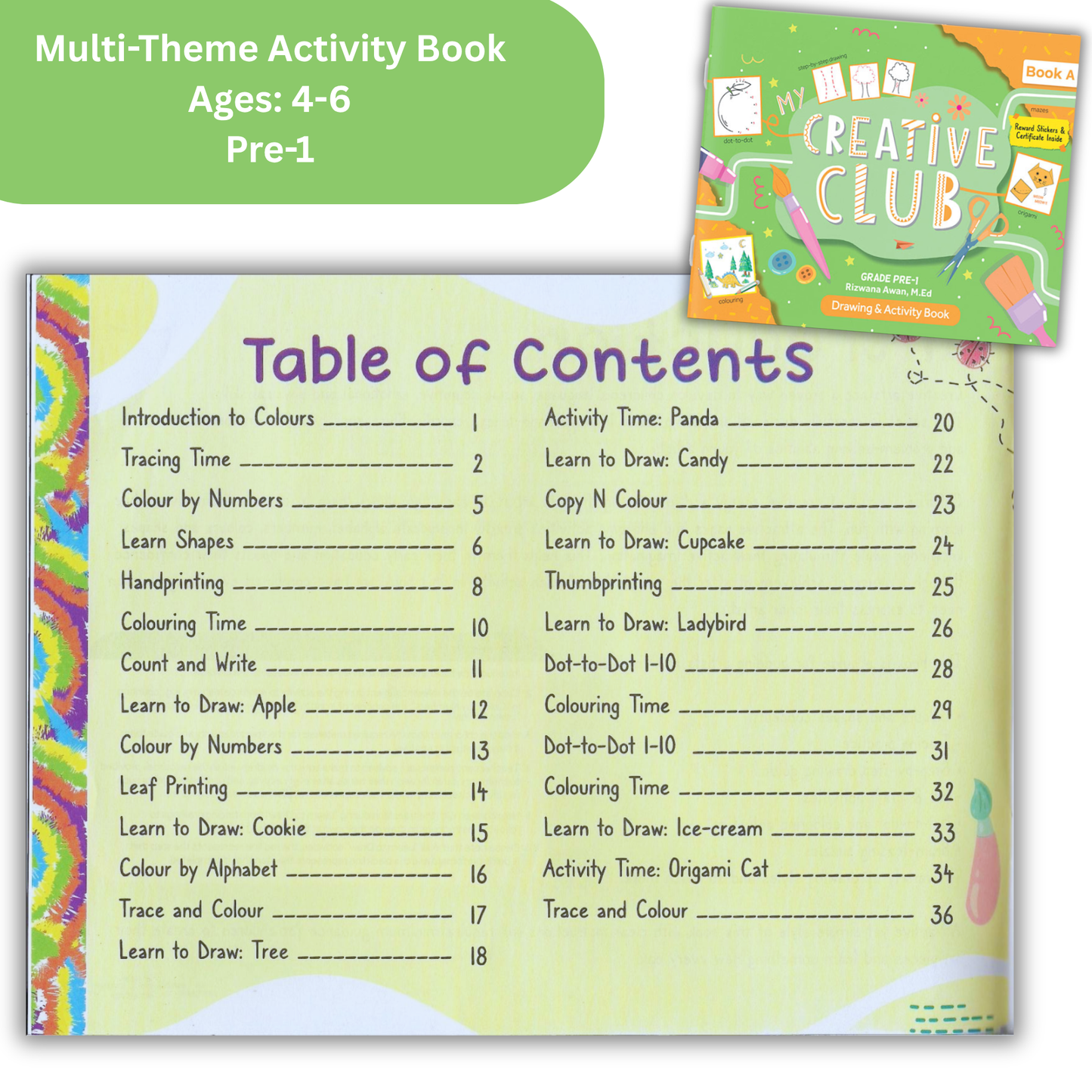 My Creative Club Activity Book (Pre-1)