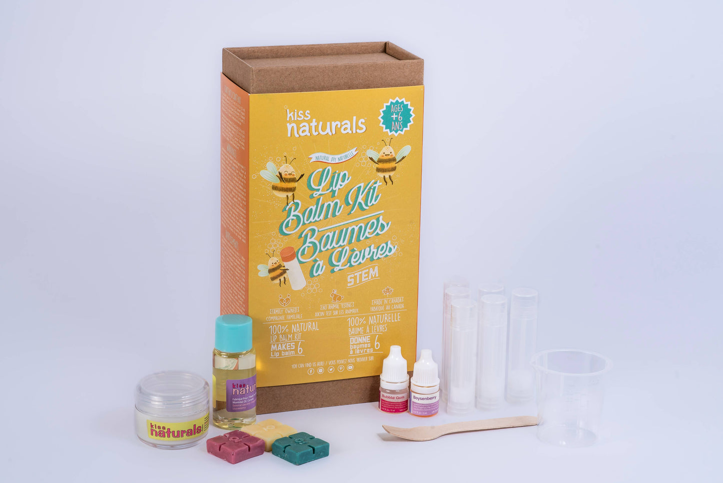 Case Pack Kiss Naturals DIY Lip Balm Kit (Kids)