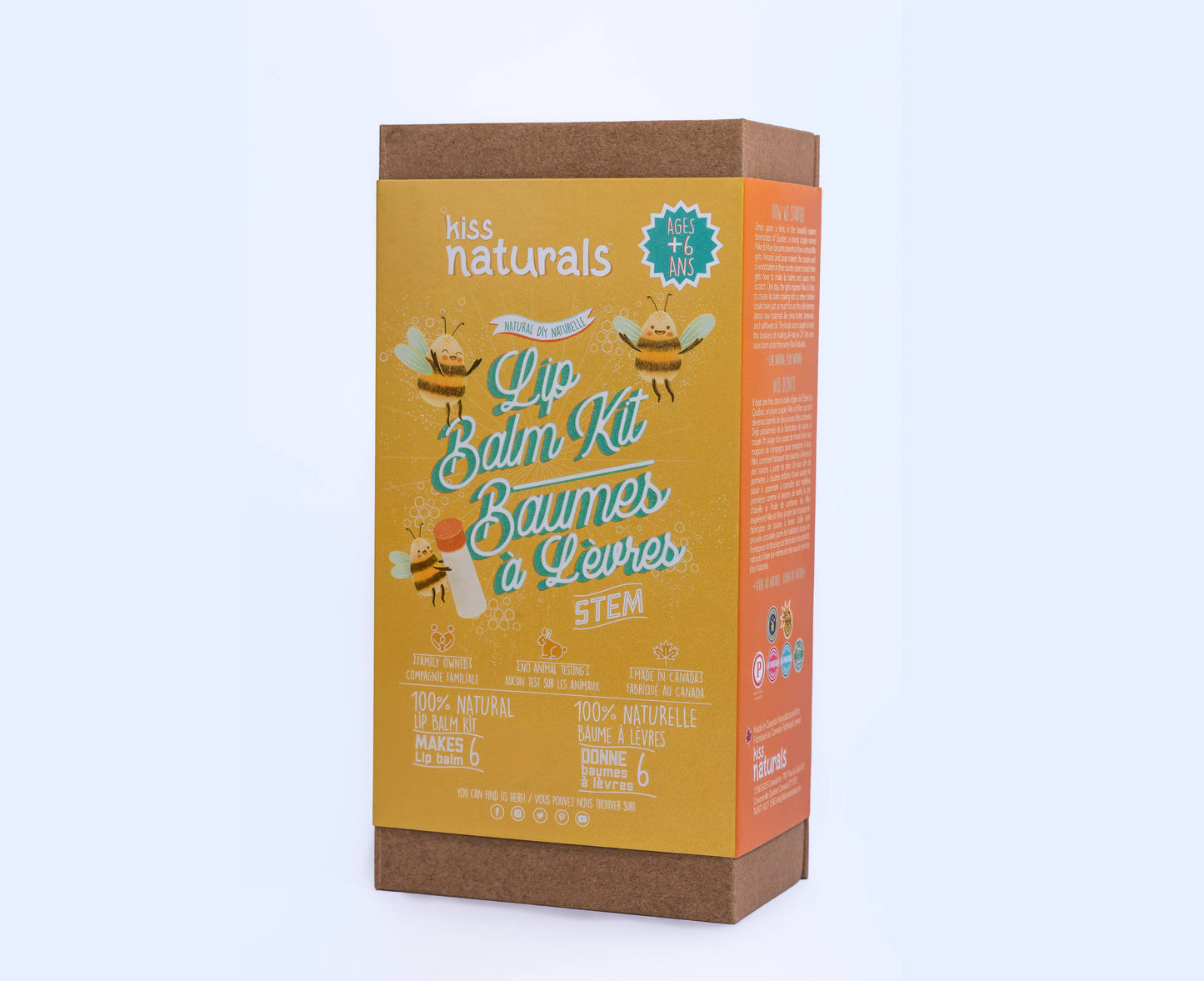 Case Pack Kiss Naturals DIY Lip Balm Kit (Kids)