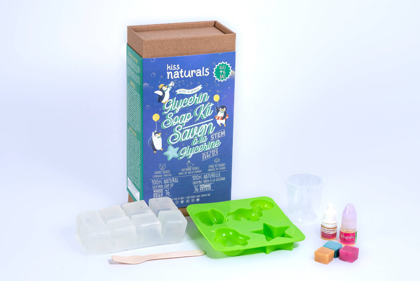 Case Pack Kiss Naturals DIY Glycerin Soap Kit (Kids)