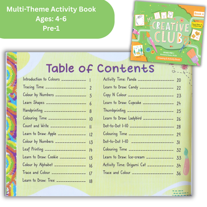 My Creative Club Activity Book (Pre-1)