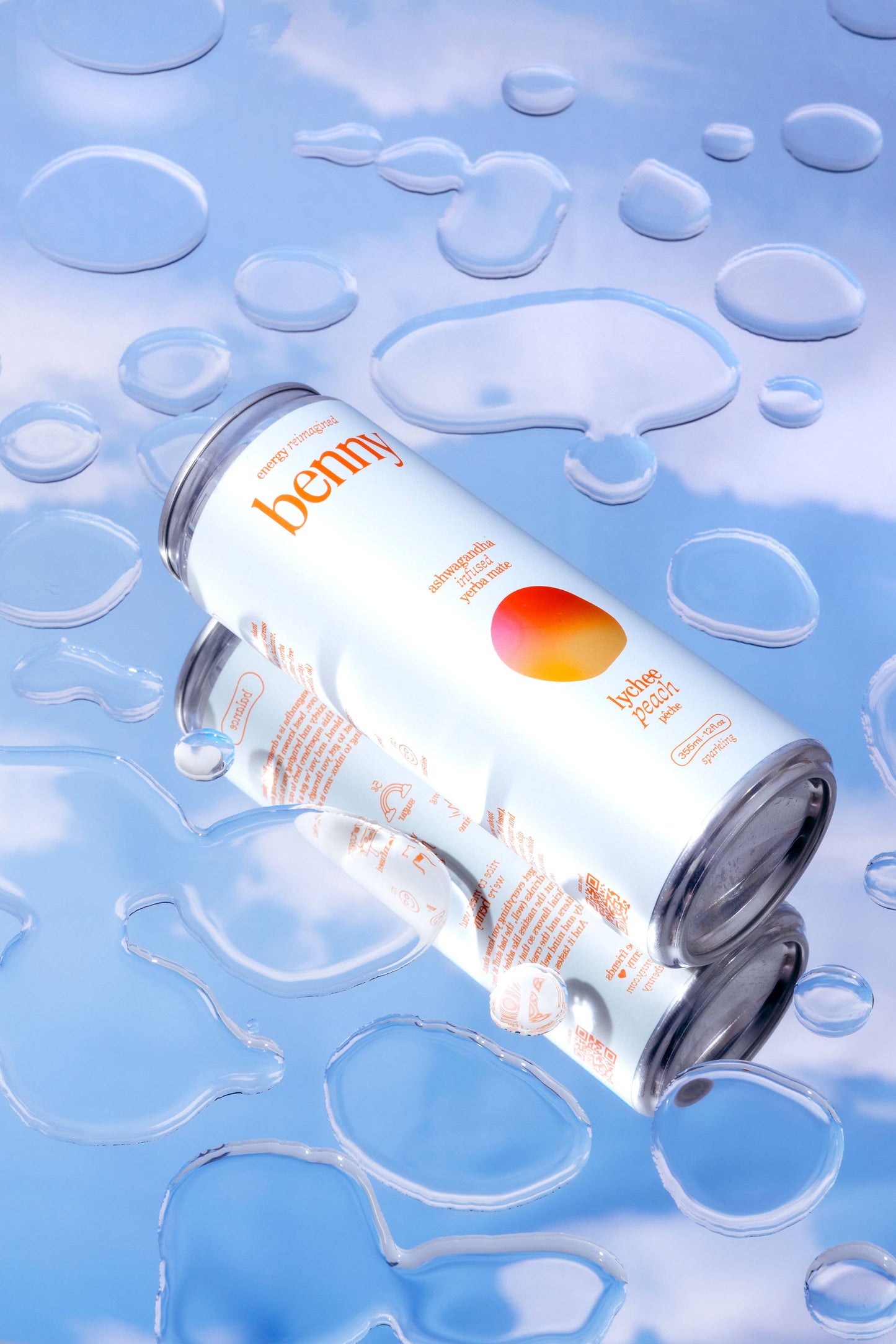 Benny Peach Lychee Yerba Mate Energy Drink