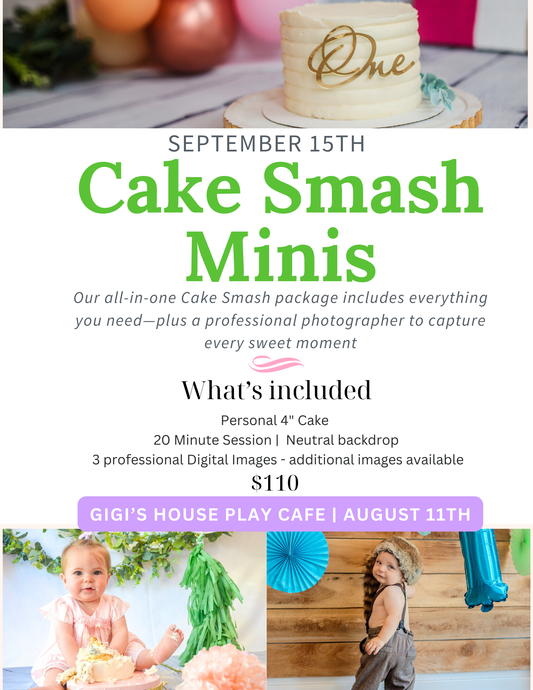 September 15th Mini Cake Smash Photo Shoot – Sweet Moments, Big Memories!