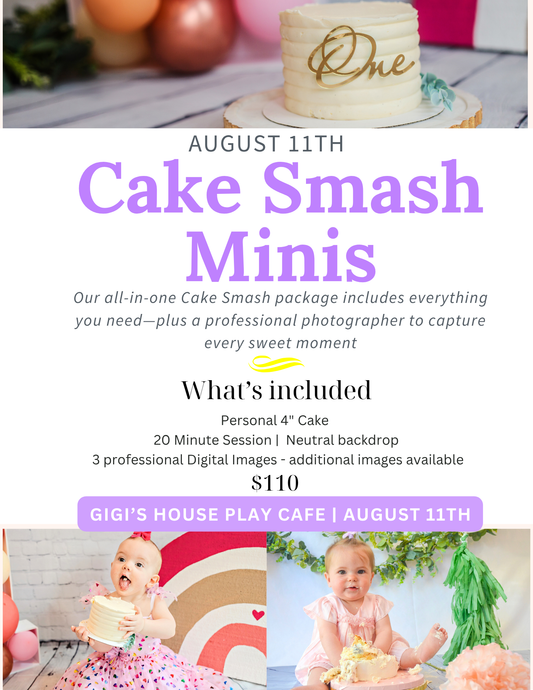August 11th Mini Cake Smash Photo Shoot – Sweet Moments, Big Memories!