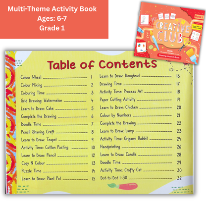 My Creative Club Activity Book (Grade-1)