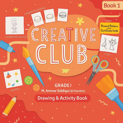 My Creative Club Activity Book (Grade-1)