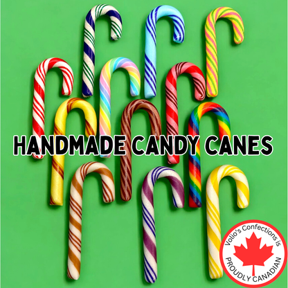 Mixed Flavours Large Handmade Candy Canes - Case of 10