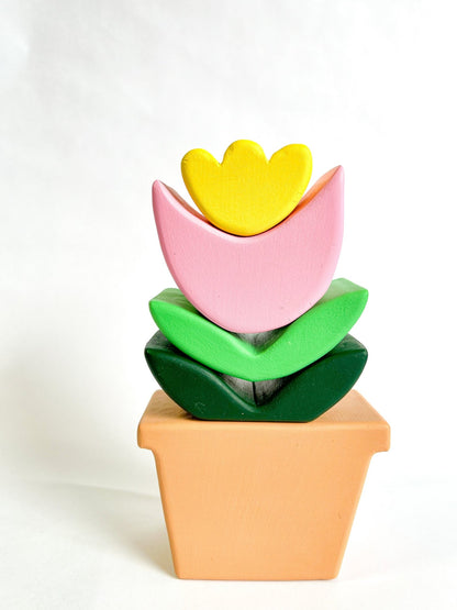 Flower stacking toy - Monkey Bandit kids