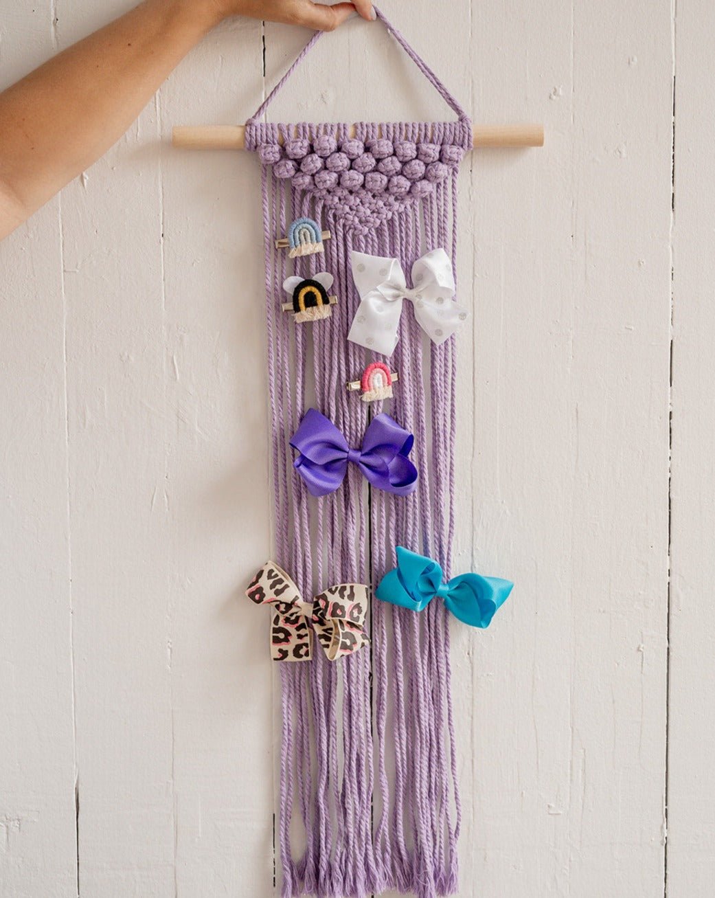 Small macrame bow holder - Monkey Bandit kids