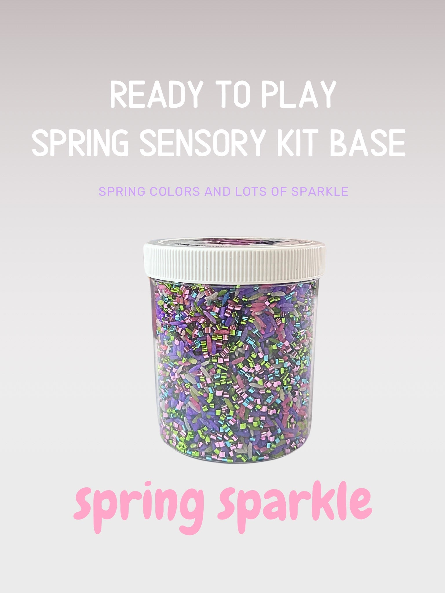 Spring Sparkle DIY sensory Base - Monkey Bandit kids