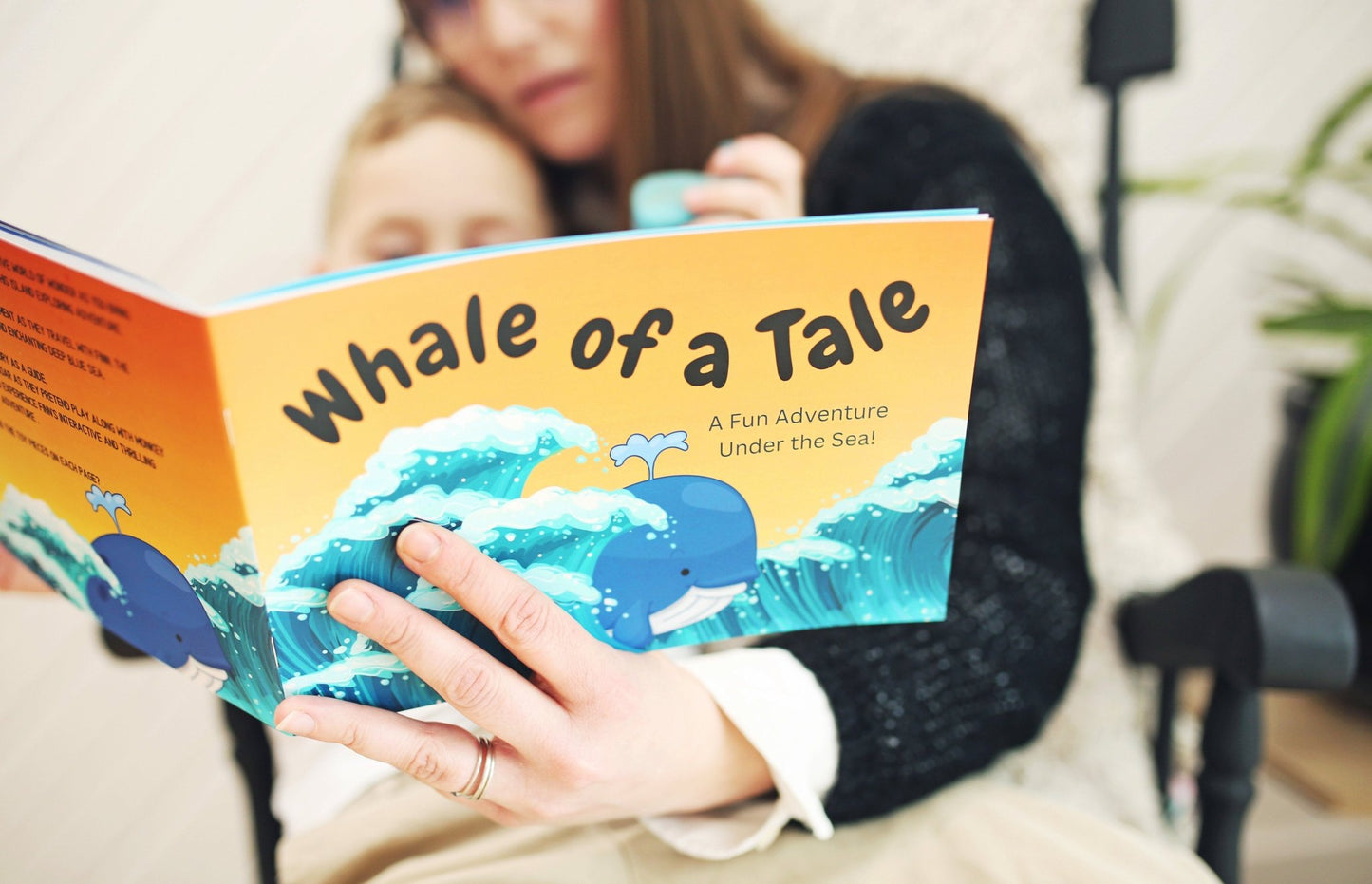 Whale of a tale - stacking toy and book set - Monkey Bandit kids